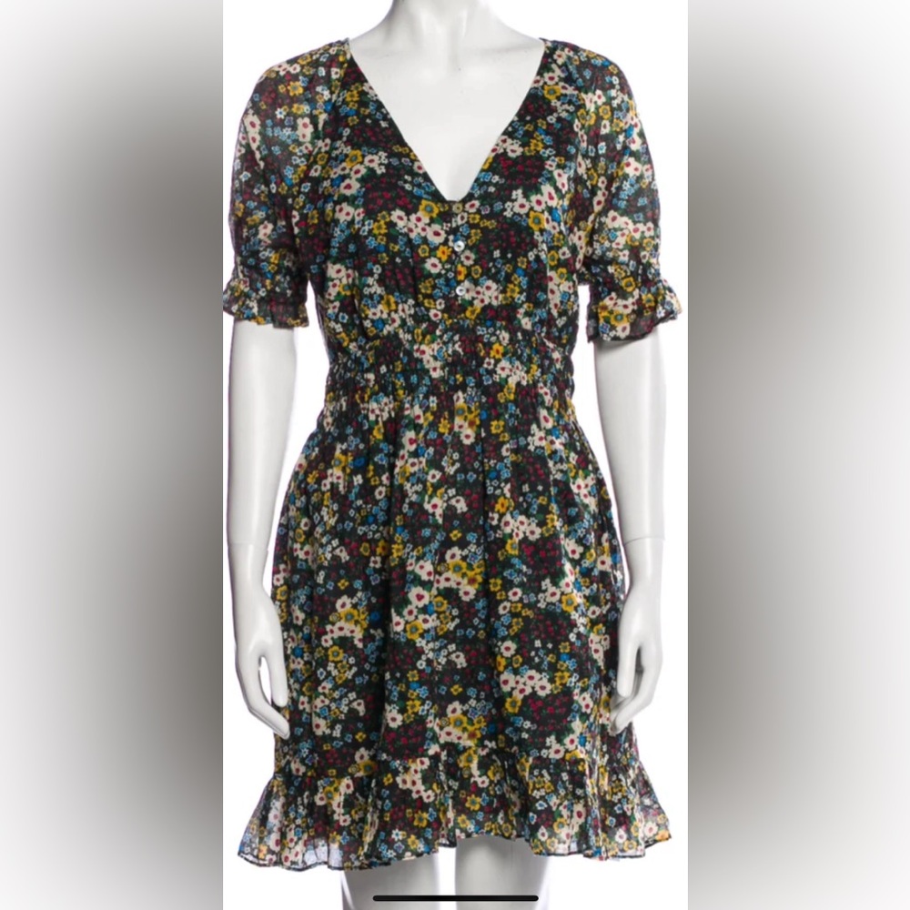 MOTHER Floral Print Mini Dress Small